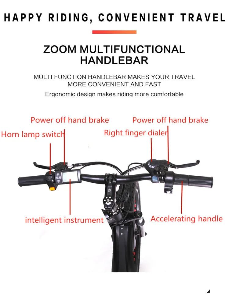 1000W 2000W power mountain bike lithium electric bicycle