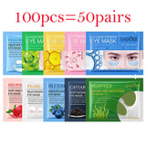 50Pairs Crystal Collagen Eye Mask Moisturizing Anti Dark