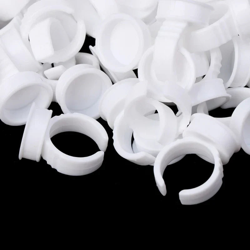 100Pcs Disposable Permanent Makeup Ring No Divider Tattoo