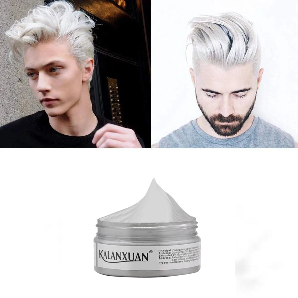 100g Hair Color Wax – 9 Colors, Disposable Styling Mud
