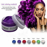 100g Hair Color Wax – 9 Colors, Disposable Styling Mud