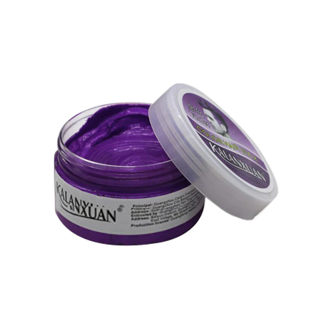 100g Hair Color Wax – 9 Colors, Disposable Styling Mud