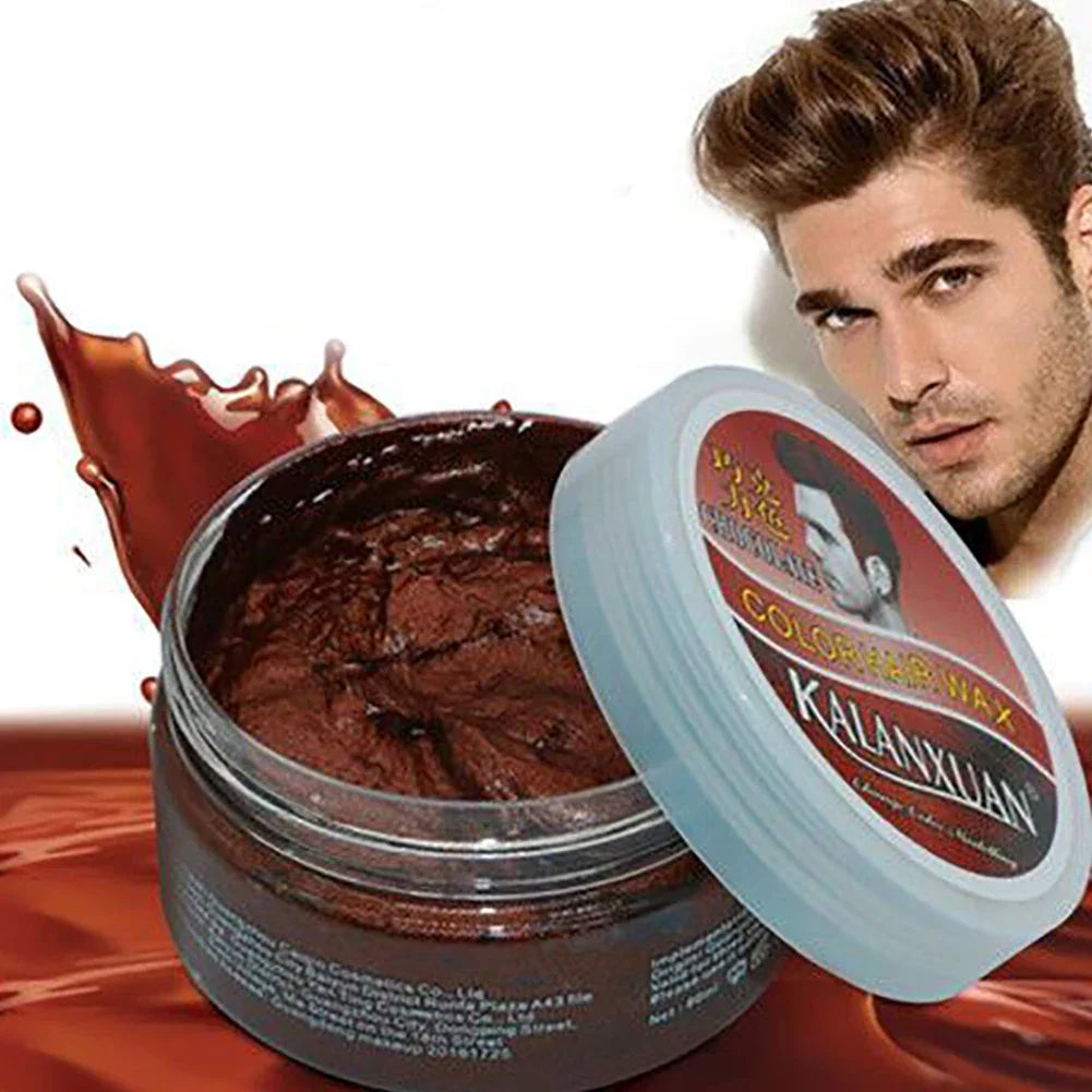 100g Hair Color Wax – 9 Colors, Disposable Styling Mud