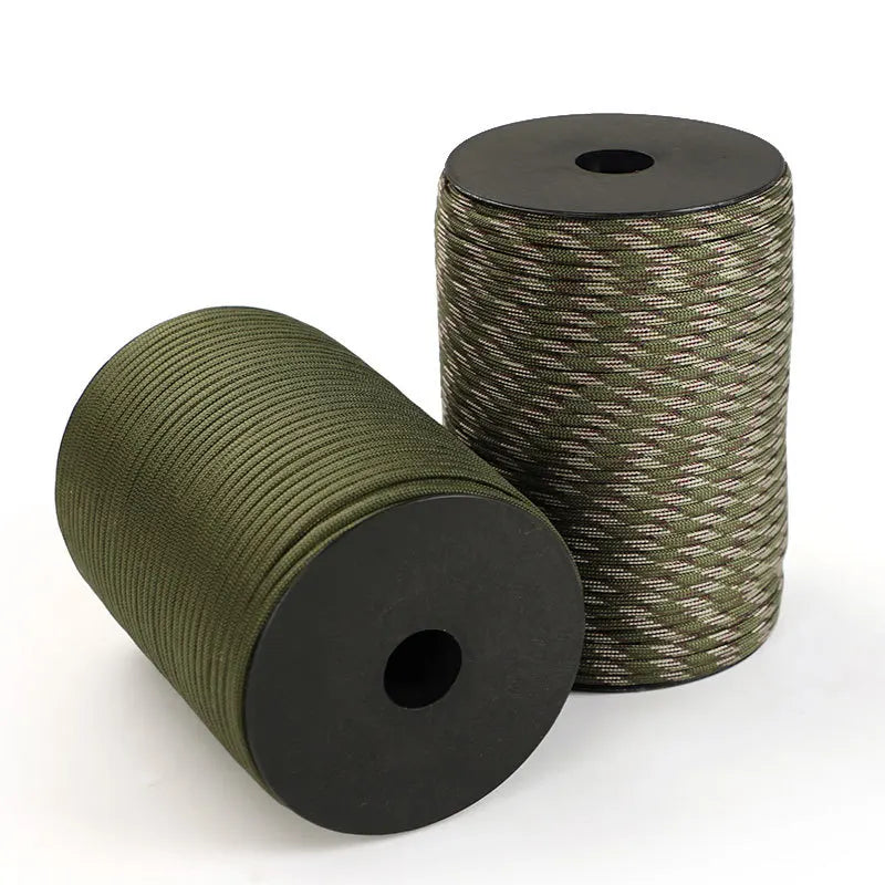 100m 9-Core Paracord 4mm Outdoor Survival Rope Tent Lanyard Strap