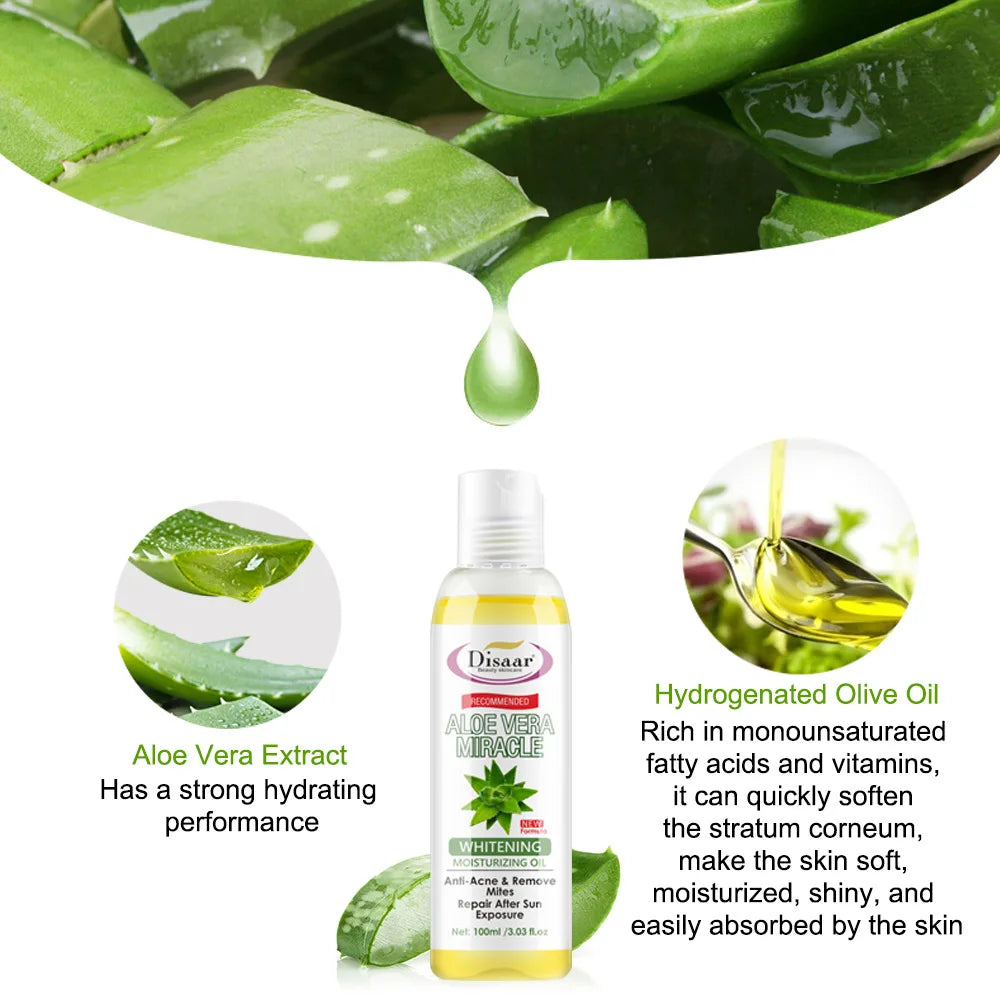 100ml Pure Natural Plant Essential Oils Aloe VC