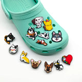100pcs Dog ShoeCharms Pack for Classic Clog Cute