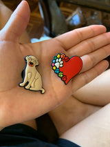 100pcs Dog ShoeCharms Pack for Classic Clog Cute