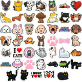 100pcs Dog ShoeCharms Pack for Classic Clog Cute