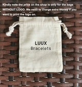 100pcs Natural Cotton Drawstring Gift Bags Custom Logo 7x9 9x12 10x15 13x18 15x20cm