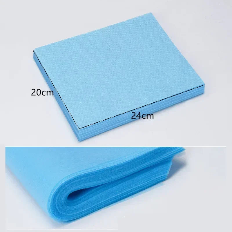100pcs Nail Art Dust Collector Filter Paper Manicure