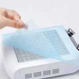 100pcs Nail Art Dust Collector Filter Paper Manicure