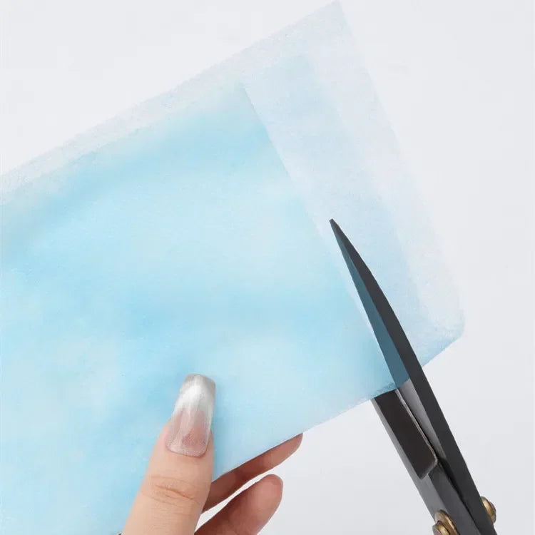 100pcs Nail Art Dust Collector Filter Paper Manicure