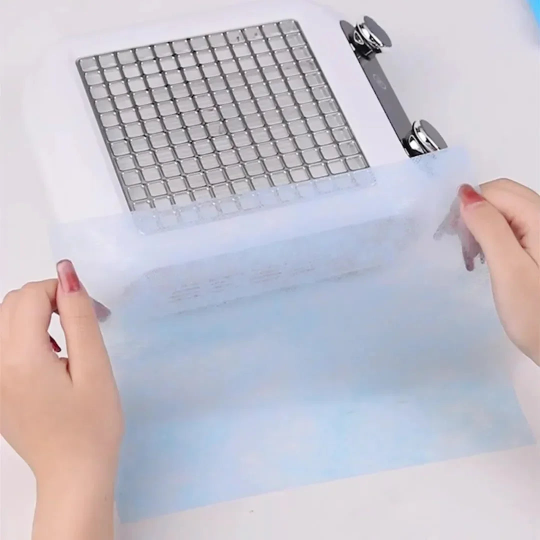 100pcs Nail Art Dust Collector Filter Paper Manicure