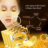 10Pairs=20pcs Crystal Collagen Gold Eye Mask Anti-Aging Dark