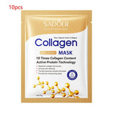 10pcs Anti-wrinkle Collagen Face Mask Moisturizing Anti-aging Repair