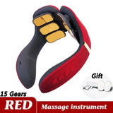 12 Heads Neck Massager Electric Cervical Massage Pulse