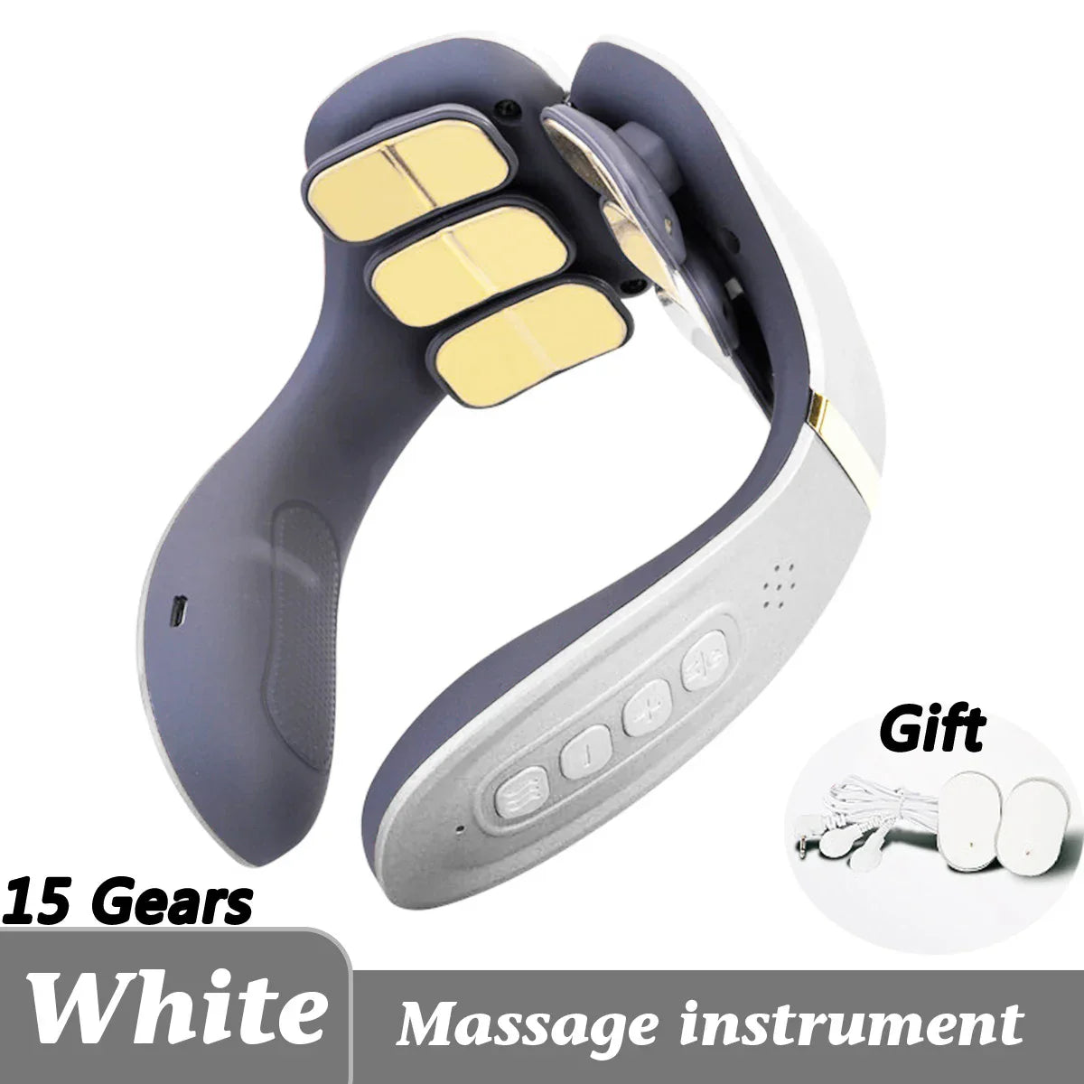 12 Heads Neck Massager Electric Cervical Massage Pulse