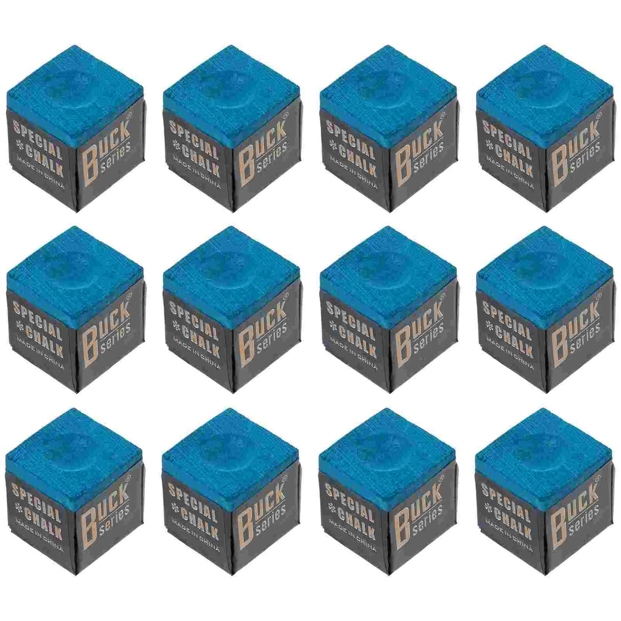 12 Pcs Club Powdered Pool Cue Sport Accessories