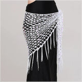 12 colors belly dance accessories long tassel belt