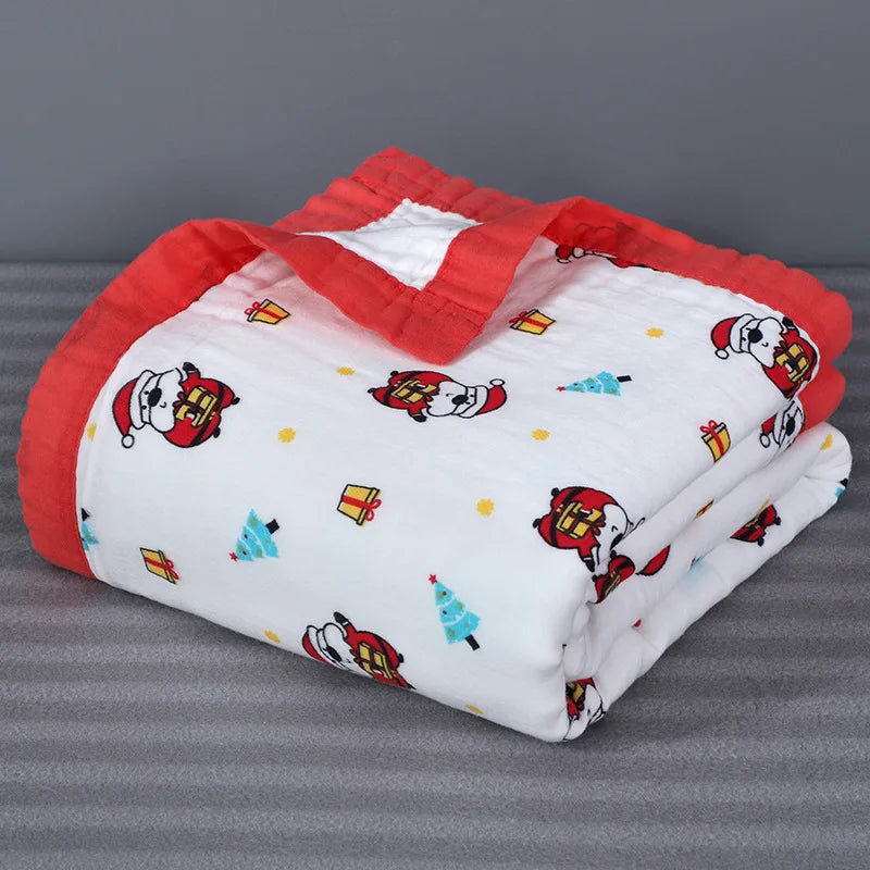 120*150cm Six Layers Muslin Cotton Baby Blankets Newborn