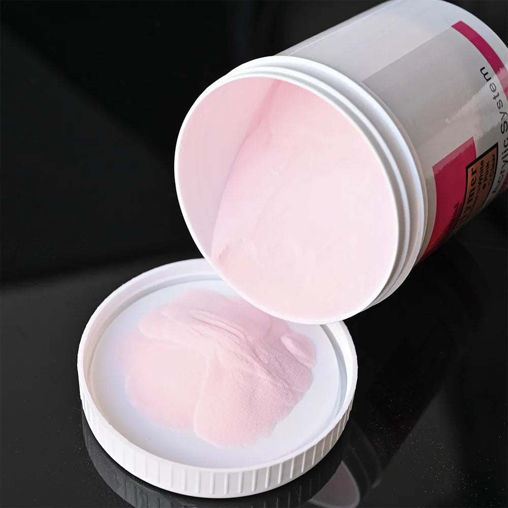 120G Nail Acrylic Powder Clear Pink White Carving