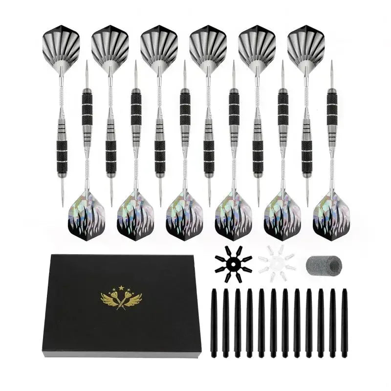 12PCS 22g Darts Set Safety Steel Tip Dart