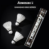 12PCS Kawasaki Badminton Shuttlecock King 8E Goose Feather