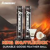 12PCS Kawasaki Badminton Shuttlecock King 8E Goose Feather