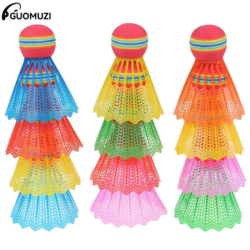 12pcs Colorful Badminton Shuttlecocks Flying Stability Badminton Balls