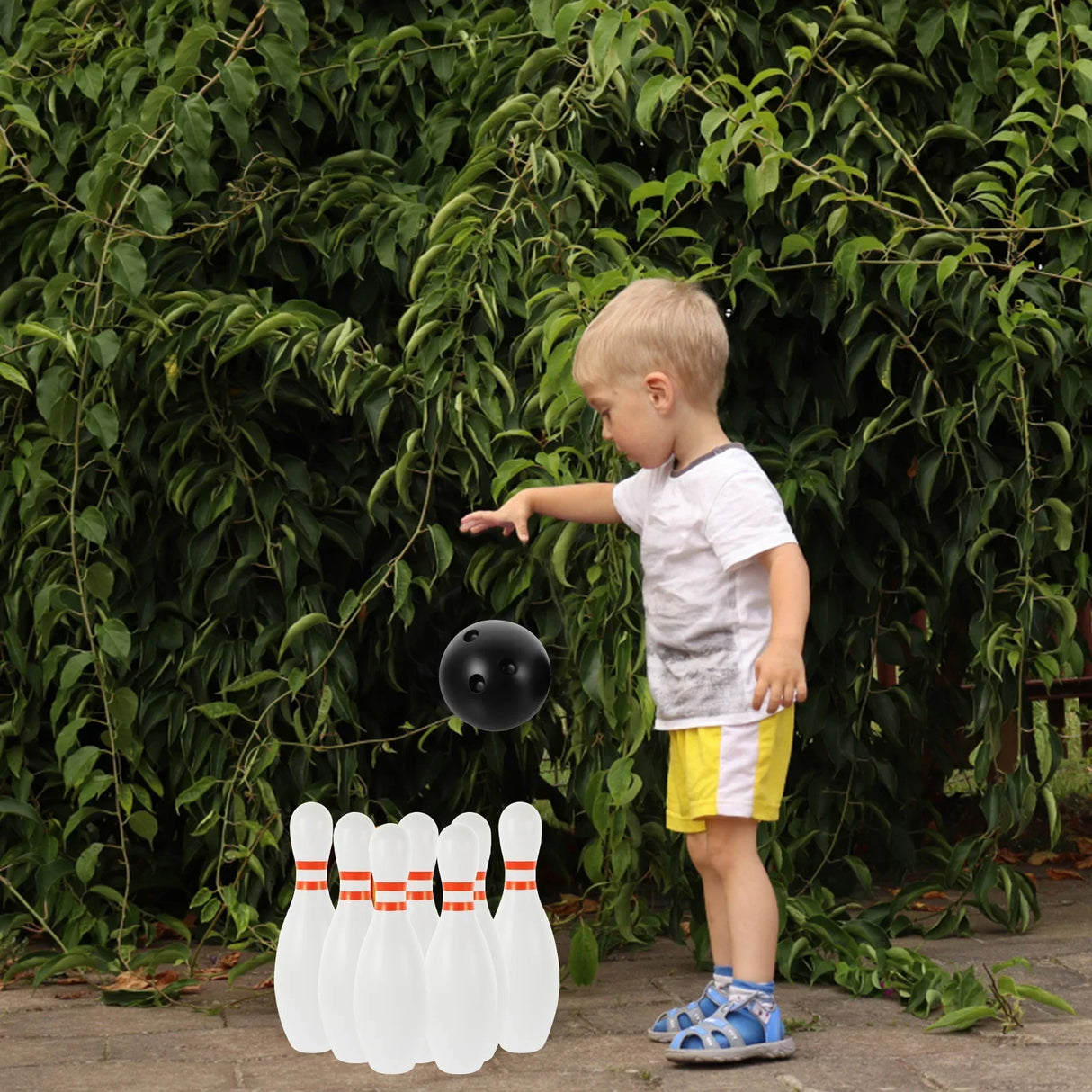 12pcs Large Size Bowling Play Sets Indoor Outdoor