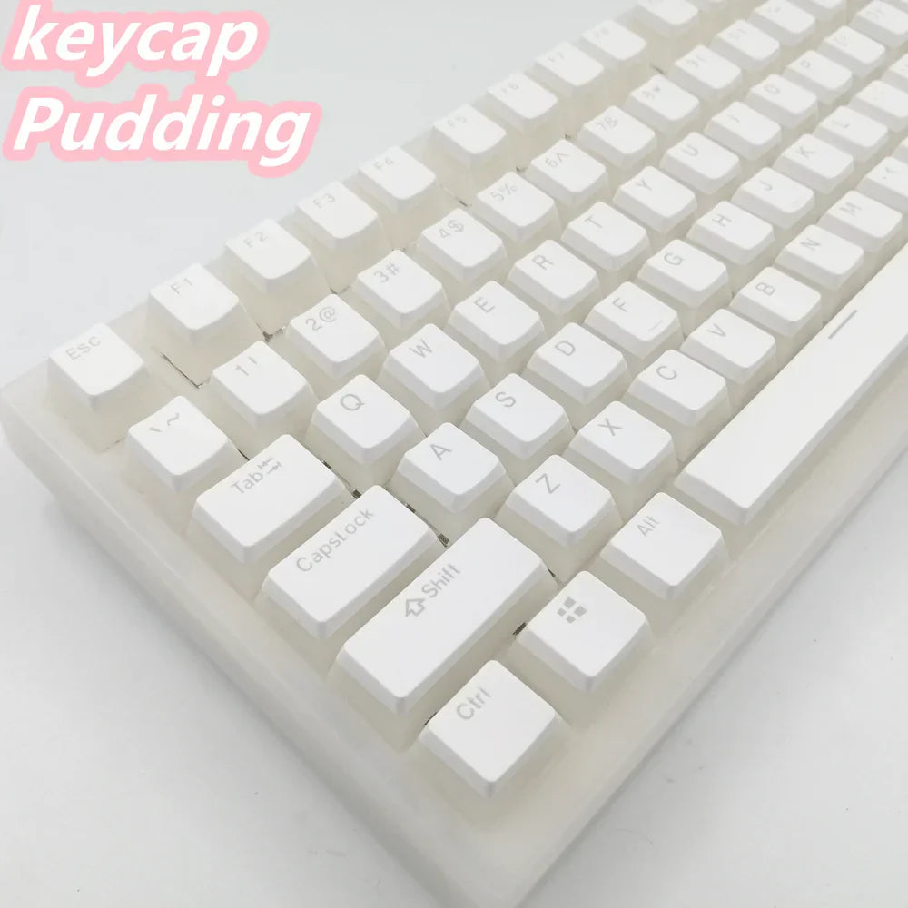 130 Keys Pudding Keycaps OEM Profile PBT Double