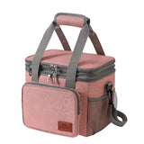 14L Portable Insulated Lunch Bag - Double Layer Waterproof Cooler Tote
