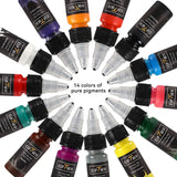 15ml 14colors Tattoo Ink Pigment with box Body