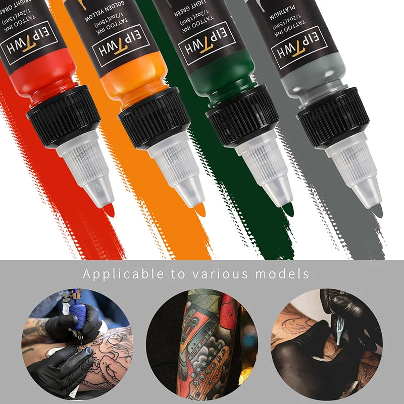 15ml 14colors Tattoo Ink Pigment with box Body