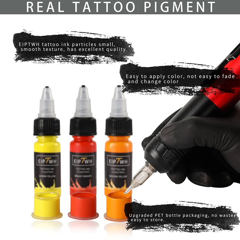 15ml 14colors Tattoo Ink Pigment with box Body