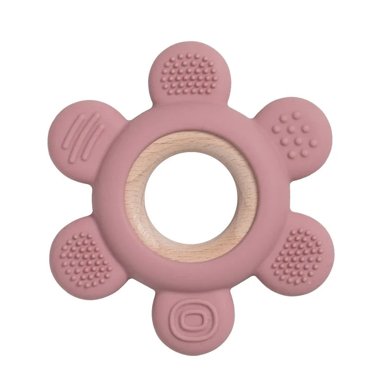 1PC Baby Silicone Teether Toy BPA Free Infant
