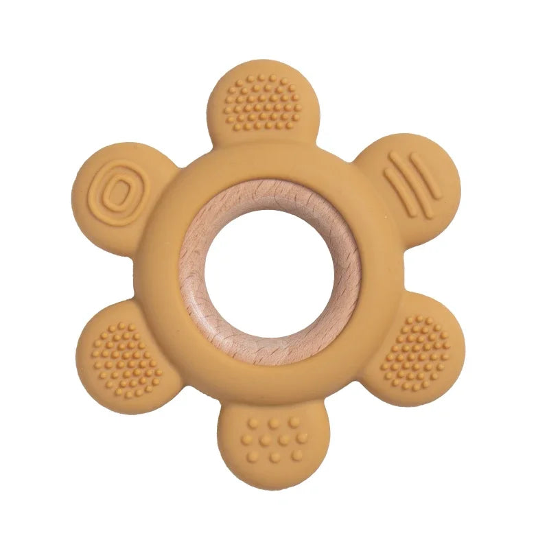 1PC Baby Silicone Teether Toy BPA Free Infant