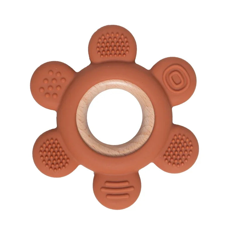 1PC Baby Silicone Teether Toy BPA Free Infant