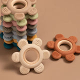 1PC Baby Silicone Teether Toy BPA Free Infant