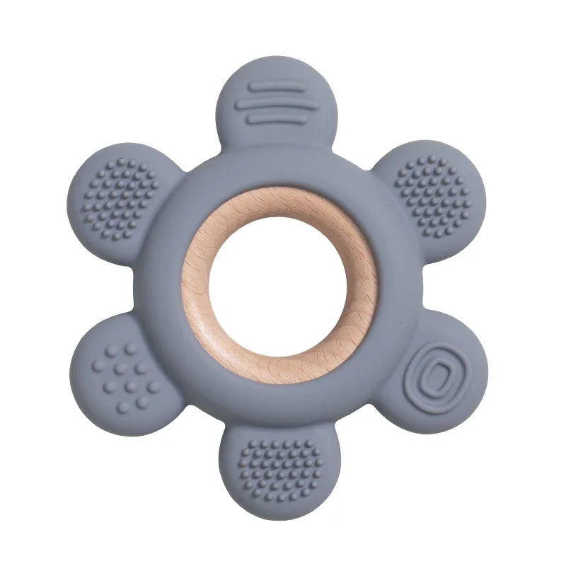 1PC Baby Silicone Teether Toy BPA Free Infant