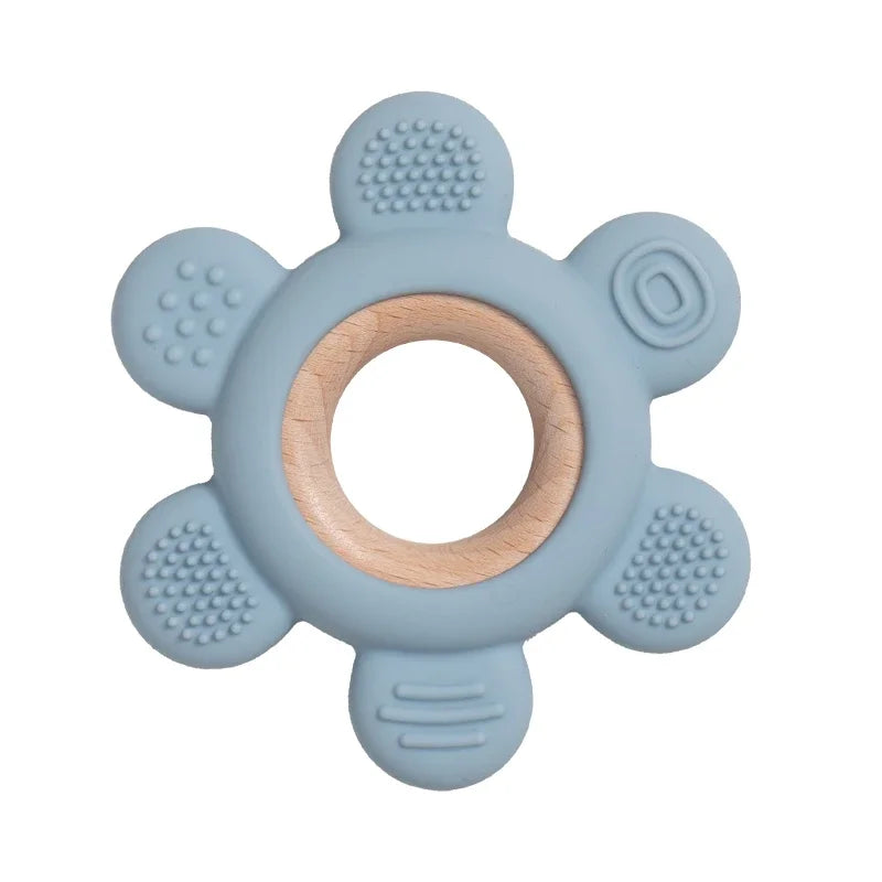 1PC Baby Silicone Teether Toy BPA Free Infant