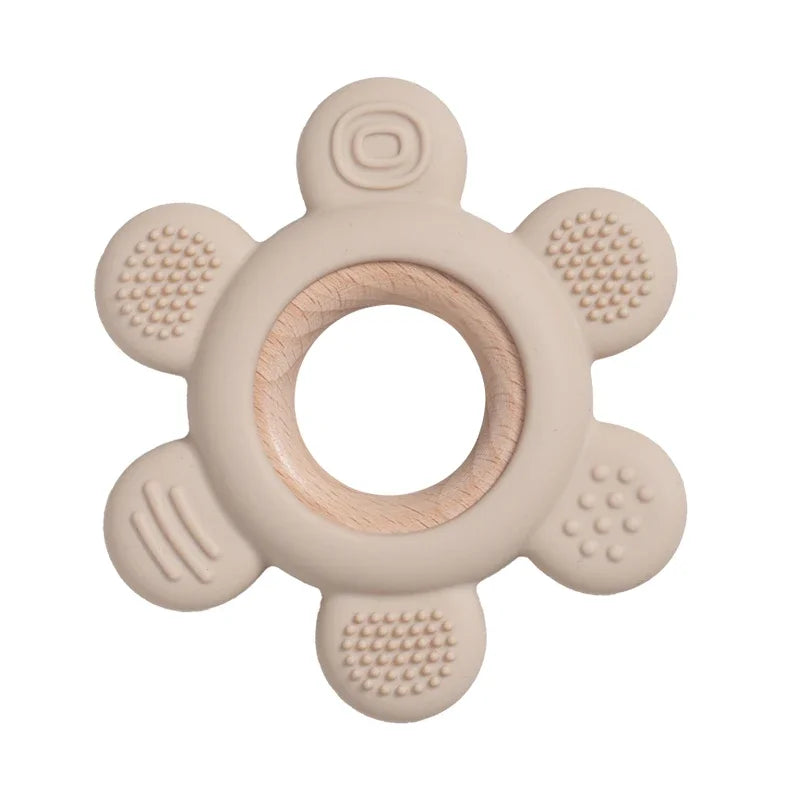 1PC Baby Silicone Teether Toy BPA Free Infant
