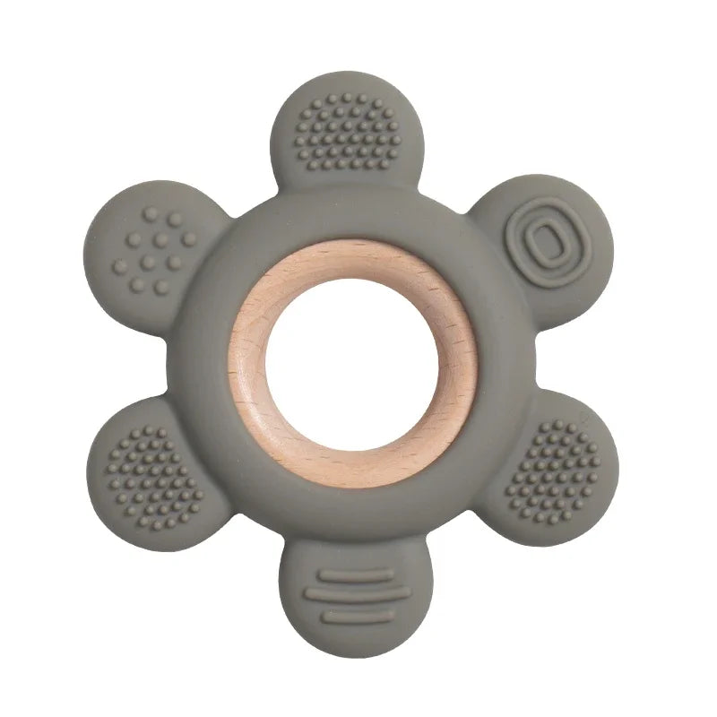 1PC Baby Silicone Teether Toy BPA Free Infant