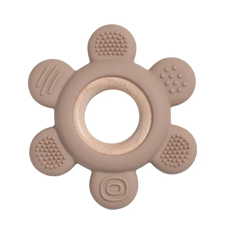 1PC Baby Silicone Teether Toy BPA Free Infant