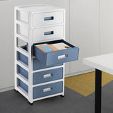 1PC Floor Standing Storage Cabinet with 6 Drawers