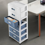 1PC Floor Standing Storage Cabinet with 6 Drawers