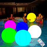 1PC LED Balloon Large Inflatable Ball Beach Water