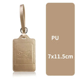 1PC Portable PU Leather Luggage Tag Suitcase Identifier