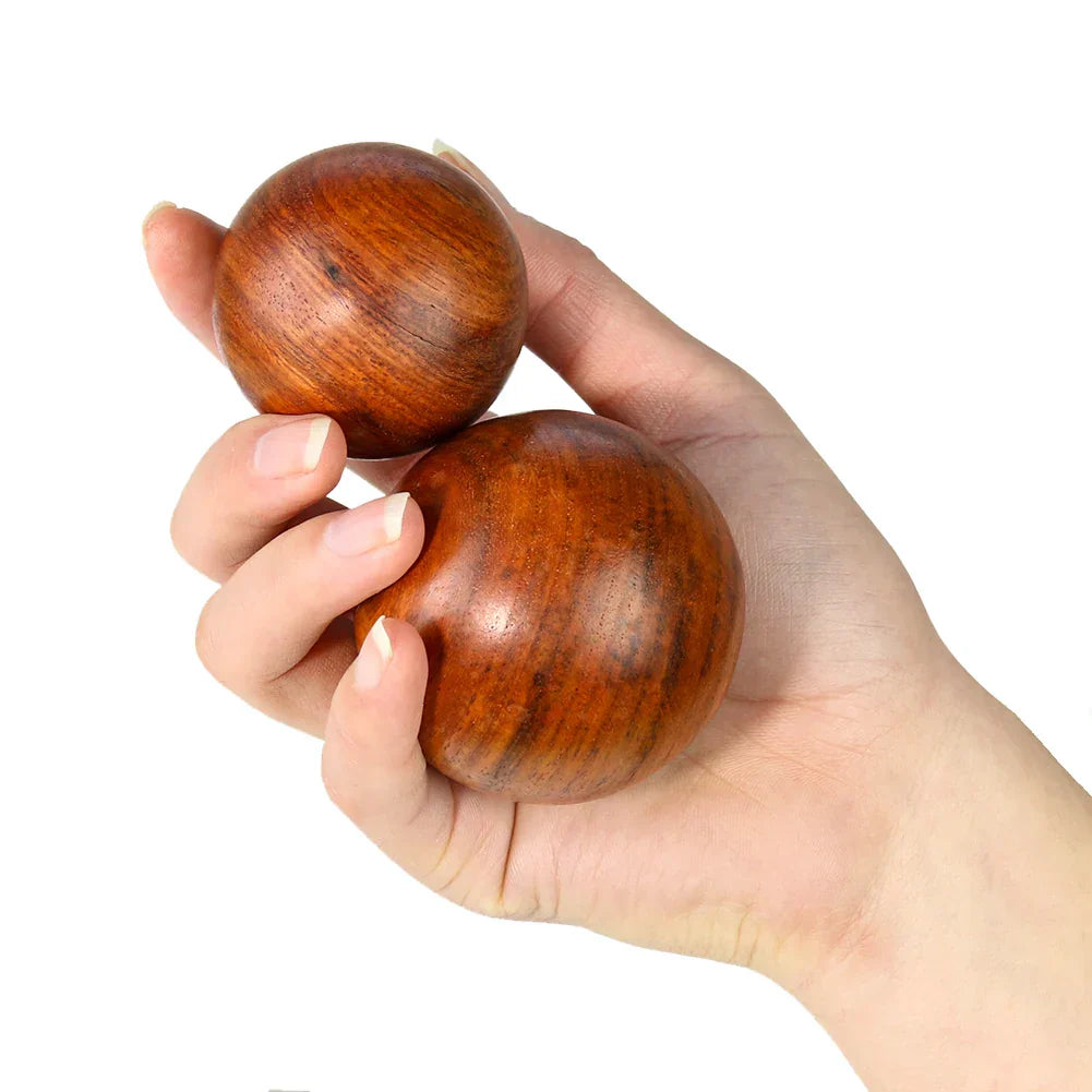 1PC Redwood Massage Ball Wood Fitness Ball Yoga