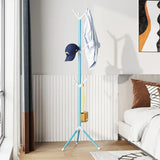 1PCS Iron Floor Standing Clothes Rack Metal Tree